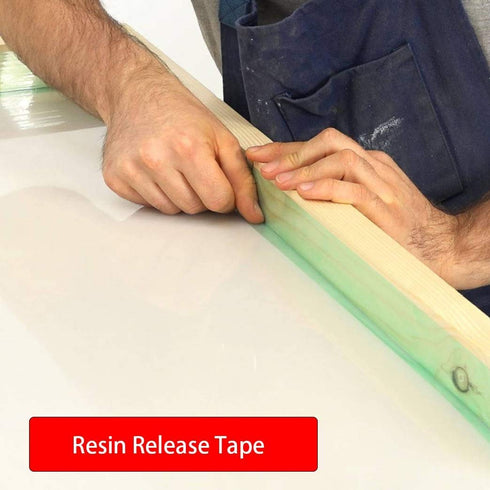 Resin Tape for Epoxy Resin,Traceless Silicone Thermal Adhesive Tape for Making River Tables Hollow Frame Bezels Epoxy Resin Craft Pendant...