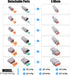 Glarks 30Pcs 2 Pin Way Sealed Gray Male and Female Auto Waterproof Electrical Wire Connector Plug 22-16AWG Connector for Motorcycle, Scooter, Car,...