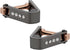 Crystal Cufflinks Gunmetal with Travel Presentation Gift Box...