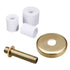 uxcell® 2Set Brass Finish Bottle Lamp Adapter Kit with Rubber Adaptors and US Plug 8ft Cord...
