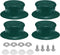 uxcell 4pcs Pot Pan Lids Replacement Knob, Plastic Pan Cover Holding Handles Fits Skillets and Kitchen Cookware Covers, Green...