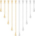 Chain Extenders for Necklaces, Anezus 10pcs Jewelry Extenders for Necklaces, Stainless Steel Chain Extenders for Necklace, Bracelet and Anklet (As...