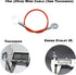 10 pcs 10 inch (25cm) 3mm Thickness Galvanized Steel Wire Cable Eyelets Ended Short Rope Lanyard Safety Tether Chain Lock with Vinyl Coated Cover ...
