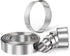 HULISEN Stainless Steel Round Cookie Biscuit Cutter Set, 11 Circle Donut Doughnut Cutter, Baking Ring Molds for Mini Cake, Scone, Pastry, Cooking,...