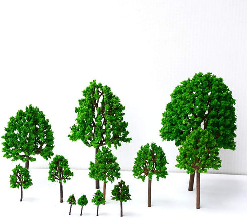 21 Pieces Mixed Model Trees,1.18-5.51 inch Model Train Scenery Architecture Trees Fake Trees for DIY Crafts, Building Model, Projects, Woodland wi...