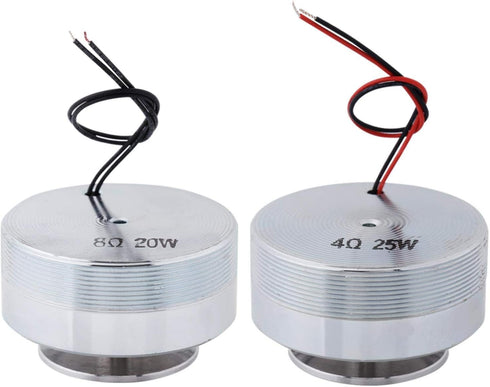 Heayzoki Vibration Speaker,50mm 2Inch Speaker Vibration,All Frequency Resonance,Strong Bass Louderspeaker, 4 ? 25 w / 8 ? 20 w Optional Impedance ...