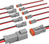 Newdeli Deutsch 2 Pin Connector Kit Waterproof Electrical Connector 16 AWG Male and Female Automotive Wire Connectors for Car Truck Boat, Dt Conne...