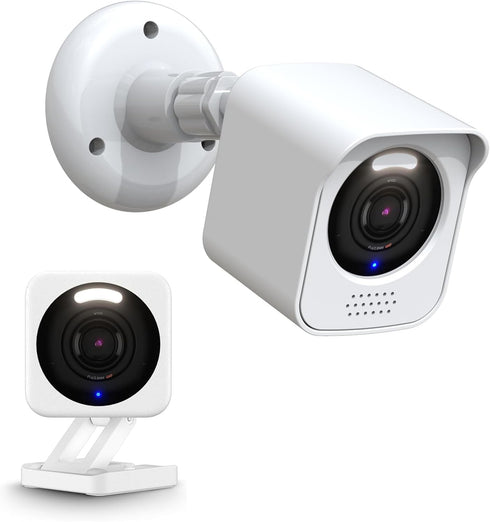 All-New Wyze Cam V4 Camera Surveillance Mount, compatible with Wyze Cam V4 ONLY Weatherproof Protective Housing and 360 Degree Adjustable Mount (W...