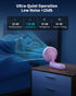 Handheld Fan, Foldable Portable Fan with LED Display, 3000mAh Battery Operated Mini Hand Held Fan, Handheld/Neck/Desk 3 in 1 Personal Small Fan fo...