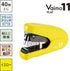 Max HD-11FLK/Y Stapler Bimo 11 Flat 40-Sheet Binding Load of 100 Yellow...