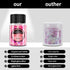 Glow in The Dark Glitter 15 Jar - 12 Colors Glow Glitter and 3 Colors Gold Foil Flakes, High Luminous Glitter for Resin Crafts, Cosmetic, Nail, Gl...