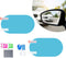 2 PCS Car Rearview Mirror Film, 3.93" x 5.9" Oval Side Window HD Anti-Fog Nano Rain-Proof Water-Repellent Film, Clear Vision Accessories, Compatib...