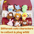 24Pack Mini Animal Plush Toy Set, Cute Animal Assortment Keychain Toys, Small Stuffed Animal Set Gifts for Kids, Christmas Stocking Stuffer, Easte...