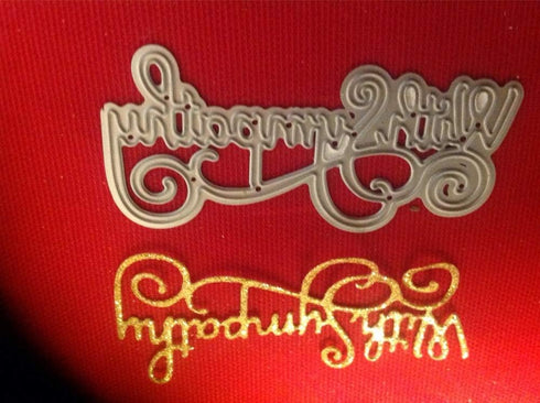 with Sympathy Words Cutting Dies,DIY Scrapbooking Artist Metal Cutting Dies Stencils for DIY Scrapbooking Paper Cards Making Decorative Crafts Sup...