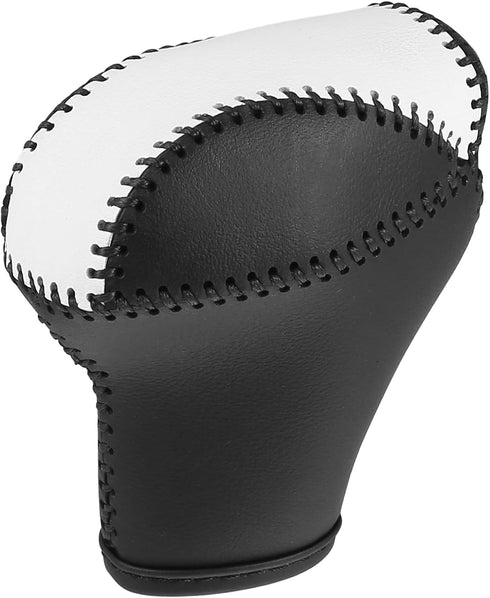 Car Shift Boot Cover Gear Knob Shifter Boot for Kia Sportage 2011-2016 Faux Leather Black White...