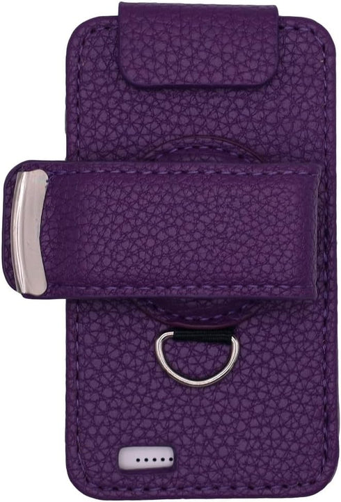 Fitted Leather Case W/Screen Protector (Lanyard Included) for Dexcom G7 / G6 Receiver (Purple)...