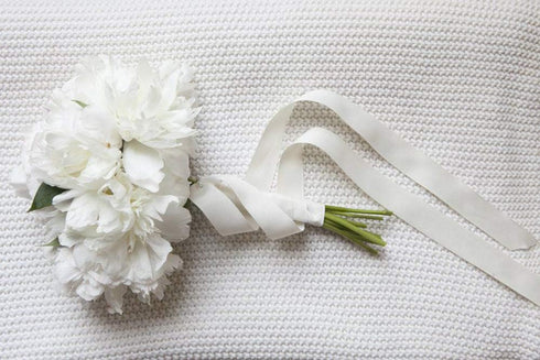 YAMA Solid Grosgrain Ribbon Roll - 1 Inch 25 Yards for Gift Wrapping Ribbons, White...