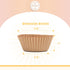 qiqee 300 Count Jumbo Cupcake Liners Natural Muffin Liners Food Grade Jumbo Size Baking Cups Paper No Smells?Large Size?...