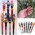 7PCS Horror Movie Role Pen, Black Ink Beadable Pen Novelty Halloween Spooky Horror Pens For School Office Supplies...
