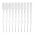 YOKIVE 20 Pcs Disposable Pipette, Lab Dropper with Tapered Tip | Transfer Liquid, Great for Laboratory, Chemistry, Art Project (Clear White, 3ML)...