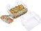 Reptile Feeder Chameleon Bowl 2 Pcs Anti-Escape Food Dish Bowl with Suction Cup for Chameleon Iguana Lizard Reptile Food and Water Feeding (White,...