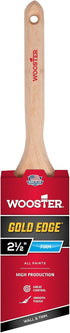 Wooster 5231-2 1/2 Series 5231 2-1/2" Edge Angle Brush, 2 1/2 Inch, White,Gold...