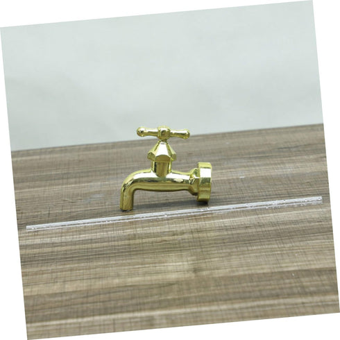 2 Sets Fountain Faucet Courtyard Decor Watering Fountain Invisible Faucet Floating Spout Garden Decor Watering Can Faucet Flow Device Ornament Out...