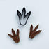 DINOSAUR COOKIE CUTTERS Giant Reptile Monster Movie Character And Dinosaur Footprint Cookie Cutters Made in The USA (2 Pack)...