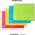 Durable Plastic Cutting Board Set, Chopping Board Plastic, for Vegetable Meat or Cheese | Dishwasher Safe | Pair of MD Protective Gloves...