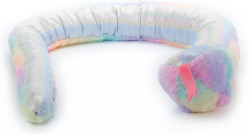 The Petting Zoo Snake Stuffed Animal Plushie, Ombrez Zoo Animals, Rainbow Snake Plush Toy 54 inches...