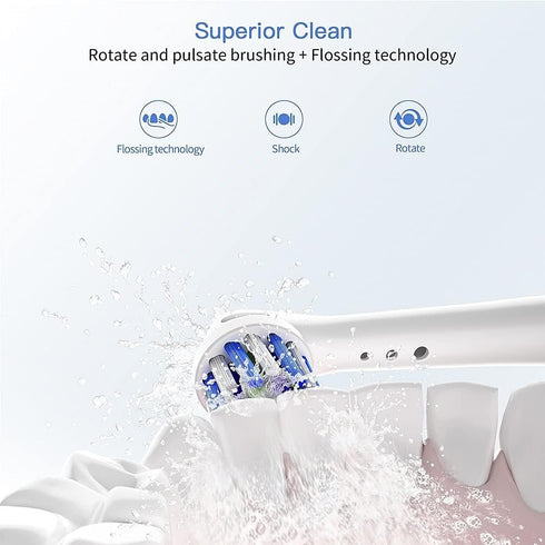 Replacement Toothbrush Heads for Oral B Braun, 12 Pack Professional Electric Toothbrush Heads, Precision Clean Brush Heads Refill Compatible with ...