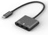 Cubilux USB C to 3.5mm Adapter for Live Streaming/Recording, USB C to TRRS Microphone Splitter for Laptop, Recording Adapter with Line-in & Mic-in...