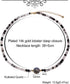 Black Rutilated Quartz/Moonstone Beaded Necklace Protection Necklaces for Women Spiritual Jewelry Choker Love Gifts for Her...