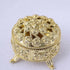 2.5 Inch Plastic Trinket Box Wedding Favor Table Decorations-Gold (12 Sets)...