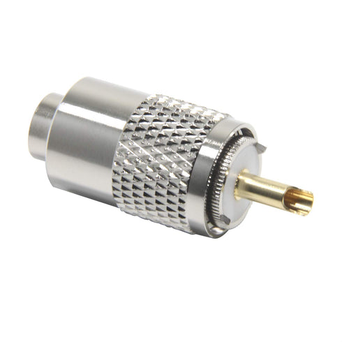 PL259 Coax Connectors, 5 Pack PL-259 UHF Male Solder Connectors with UG-175 Reducer Teflon Material for RG-58, RG-213, LMR195, RG142...