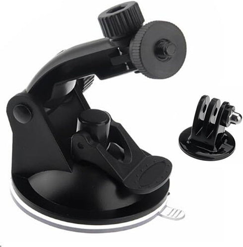 Action Camera Car Suction Cup Mount+ Tripod Adapter for GOPRO Hero 6/5/5 Session/4 Session/4/3+/3/2/1, and Other Action Camera...