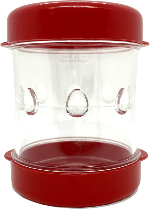 The Negg Boiled Egg Peeler - Red...