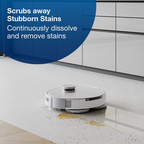 ECOVACS Washable Mopping Pads 4 PCS Per Pack for DEEBOT X2 Omni/ T20 Omni/ T10 Omni/ X1 Omni/ X1 Turbo Series Robot Vacuum and Mop Cleaner, Gray...