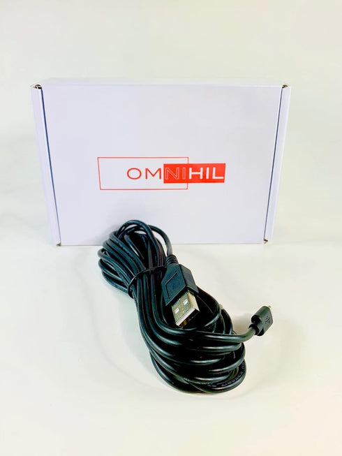 OMNIHIL 15FT High Speed Micro-USB 2.0 Cable Compatible with Hypergear 20000mAh Power Bank Model: 1545B......