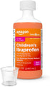 Amazon Basic Care Children's Ibuprofen Oral Suspension, 100 mg per 5 mL, Pain Reliever and Fever Reducer, Berry Flavor, For Sore Throat, Headache ...