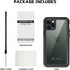 Lanhiem for iPhone 11 Pro Max Case, IP68 Waterproof Dustproof Case with Built-in Screen Protector, Heavy Duty Full Body Protective Clear Back Phon...