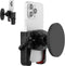 Gym Magnetic Phone Holder for Gym/Fridges/Motorcycle Tank/Motor Vehicle,3.46 inch Magnetic Base Aluminum Alloy Ball Joint,Adjustable Clip Compitab...