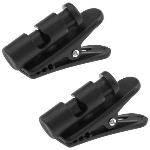 2PCS Large Rotatable Headphone Clips Portable Earphone Cable Clips Suitable for 2-4 mm Mobile Phone Earphones, Walkie-Talkie Earphones and MP3 Ear...