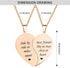 MJartoria BFF Necklace for 2-Valentines Heart Matching Necklace Best Friends Pendant Friendship Necklace Set of 2 Birthday Gifts...