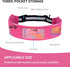 men's and women's running belt, suitable for hiking, exercise, cycling, fishing, reflective running waist pack, suitable for all mobile phones, wo...