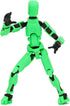 ONEST 2 Pieces T13 Action Figure 3D Printed Robot Action Figures Multi-Jointed Movable Robot Toys Articulated Robot Dummy Action Figures for Game ...