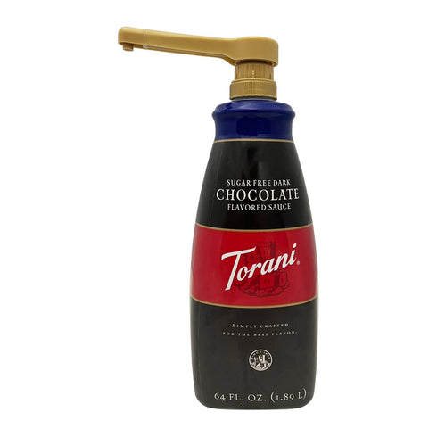 Sauce & Syrup Pump 64 fl. oz. Dispenser – Chocolate, Caramel, Vanilla, Variety of Sauces | BPA-Free I Fits 64 fluid ounce Torani, DaVinci | Fit Gh...