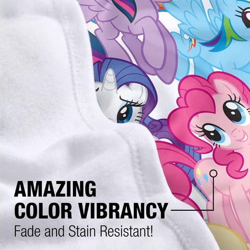 My Little Pony Tv Pony Group Fleece Blanket (36x58)...