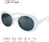 The Fresh Clout Goggles Oval Mod Retro Vintage Kurt Cobain Inspired Sunglasses Round Lens Gift Box...