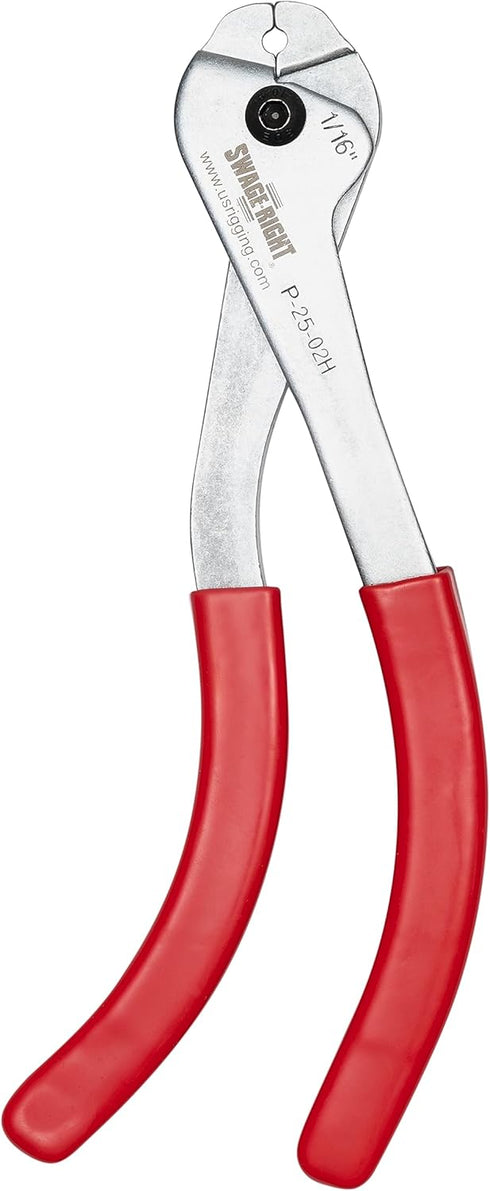 SWAGE-IT - Compact Light-Duty Swager for 1/16" Wire Rope - Versatile & Portable, Durable Construction, Precise Single Cavity Design for Profession...